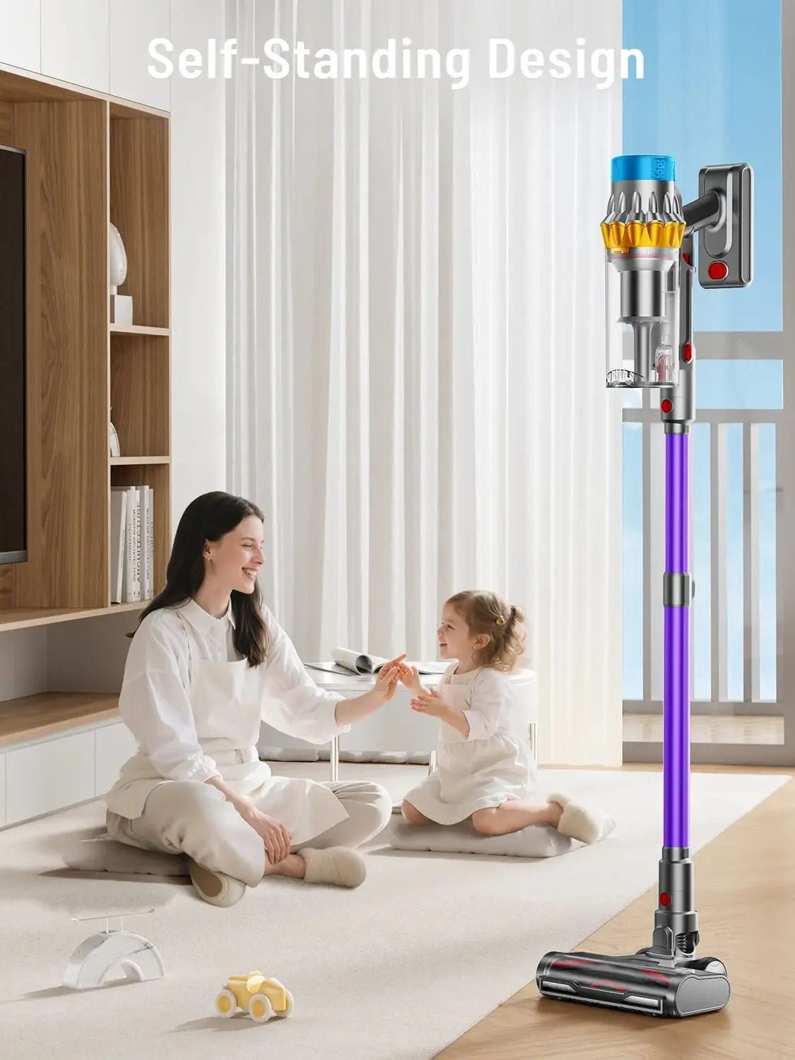 VAKERR X15 Pro Cordless Vacuum Cleaner, Strong Suction for Pet Hair