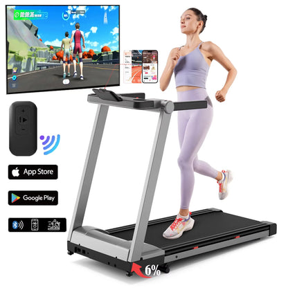 Foldable Incline Home Treadmill Walking Pad