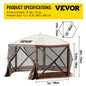 10'x10' Pop-up Camping Gazebo Canopy Shelter
