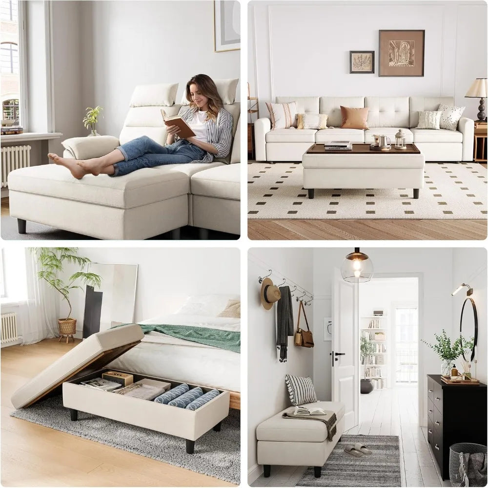 Storage Ottoman Coffee Table