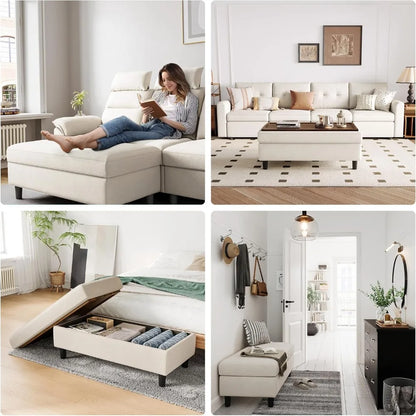 Storage Ottoman Coffee Table