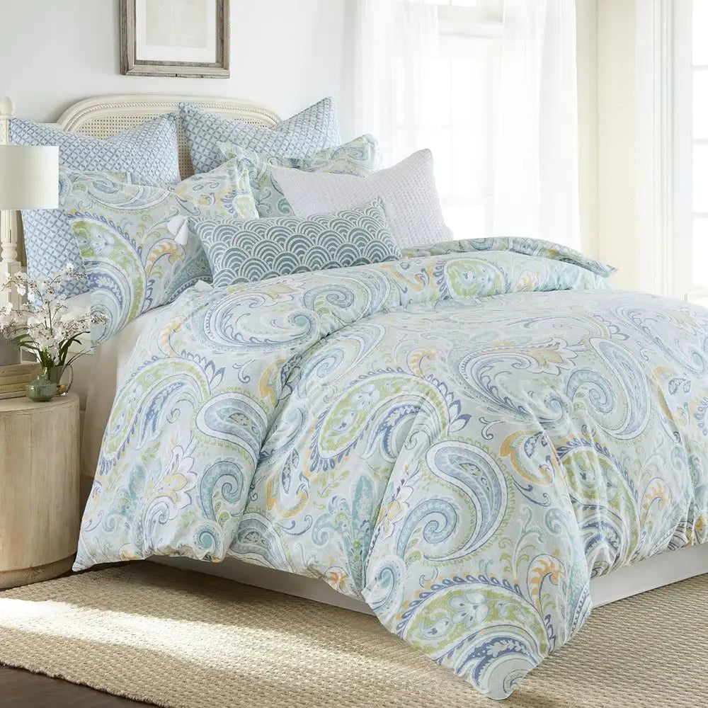Paisley Comforter Set - Full/Queen Size + 2 Pillowcases
