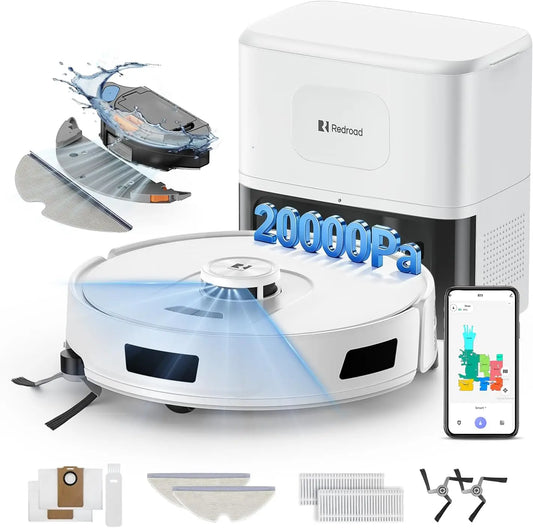 Robot Vacuum & Mop with 90-Day Self-Emptying