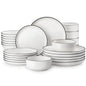 MALACASA 24/48Piece Ceramic Dinnerware Set