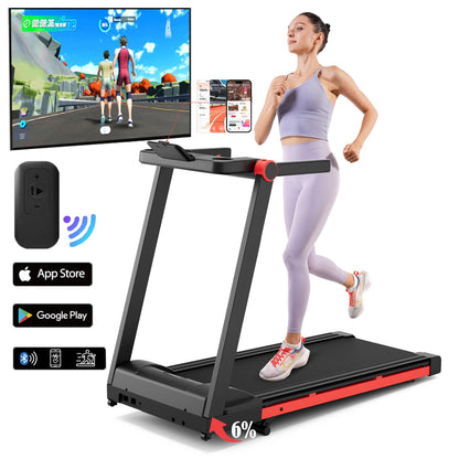 Foldable Incline Home Treadmill Walking Pad