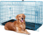 BestPet 48" Black Foldable Metal Kennel with Double Doors