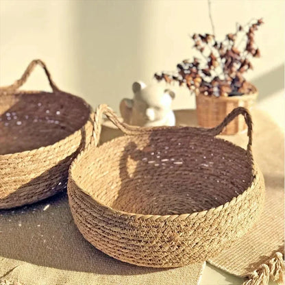 Pure Hand-Woven Rattan Cat Nest With Removable Washable Pad