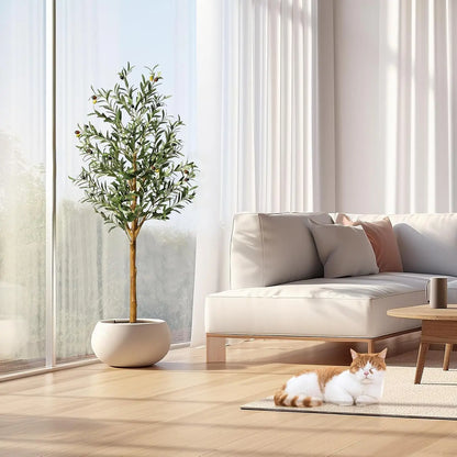 1Pc/2Pcs Artificial Olive Tree 4ft / 5ft / 6ft