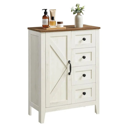 LIRY Collection Storage Cabinet with 4 Drawers