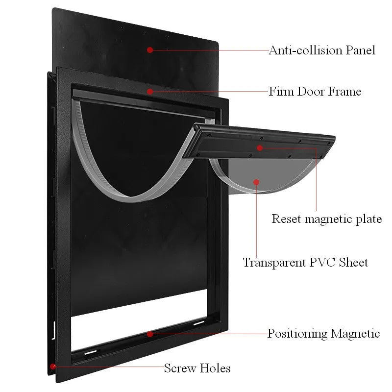 Extra Large Big Dog Door for Wooden Doors