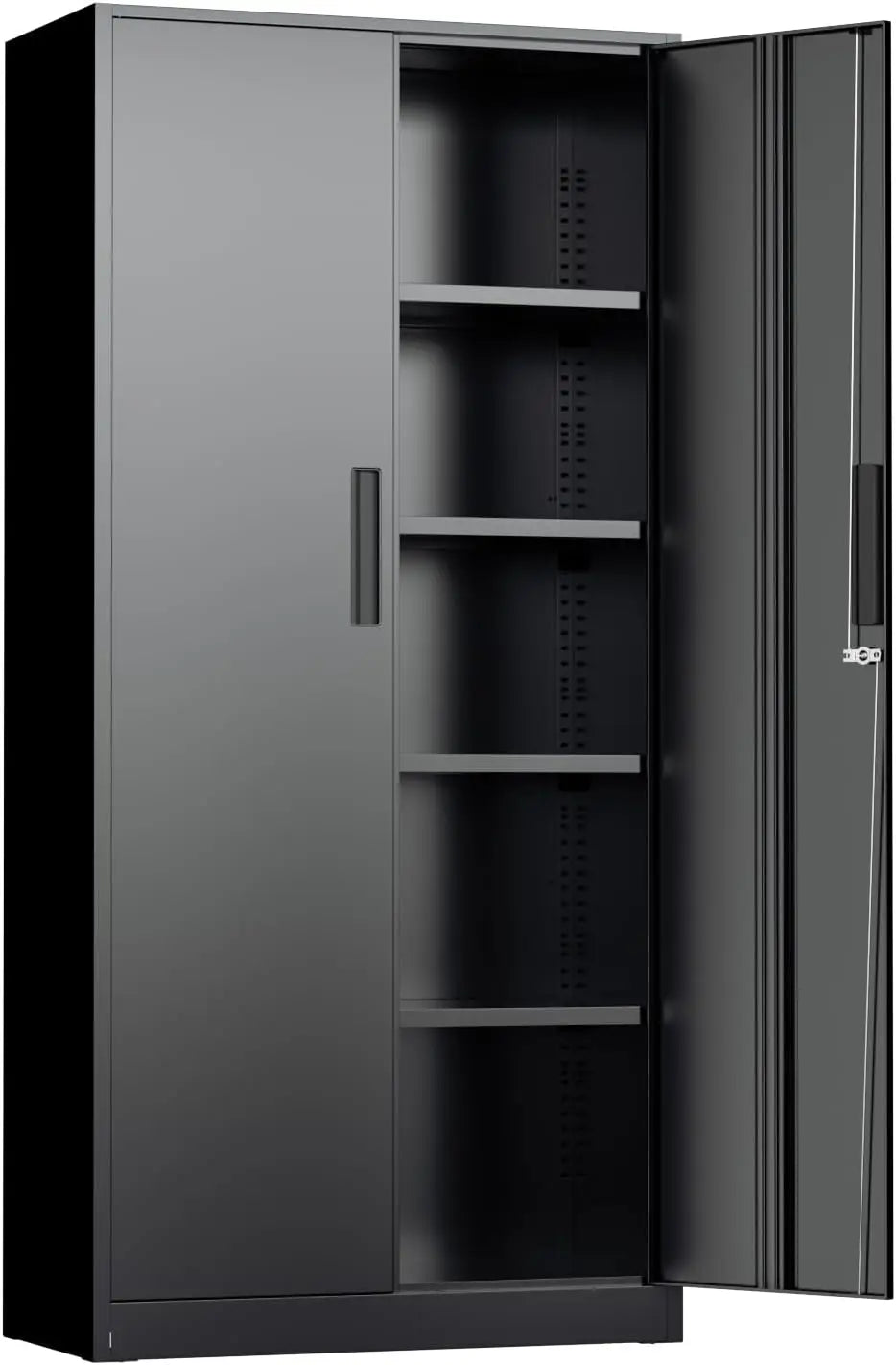 71" H Garage Storage Cabinet with Wheels