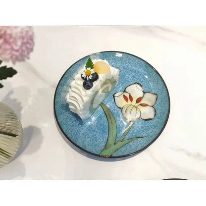 Set of 4 Ceramic Plates Set