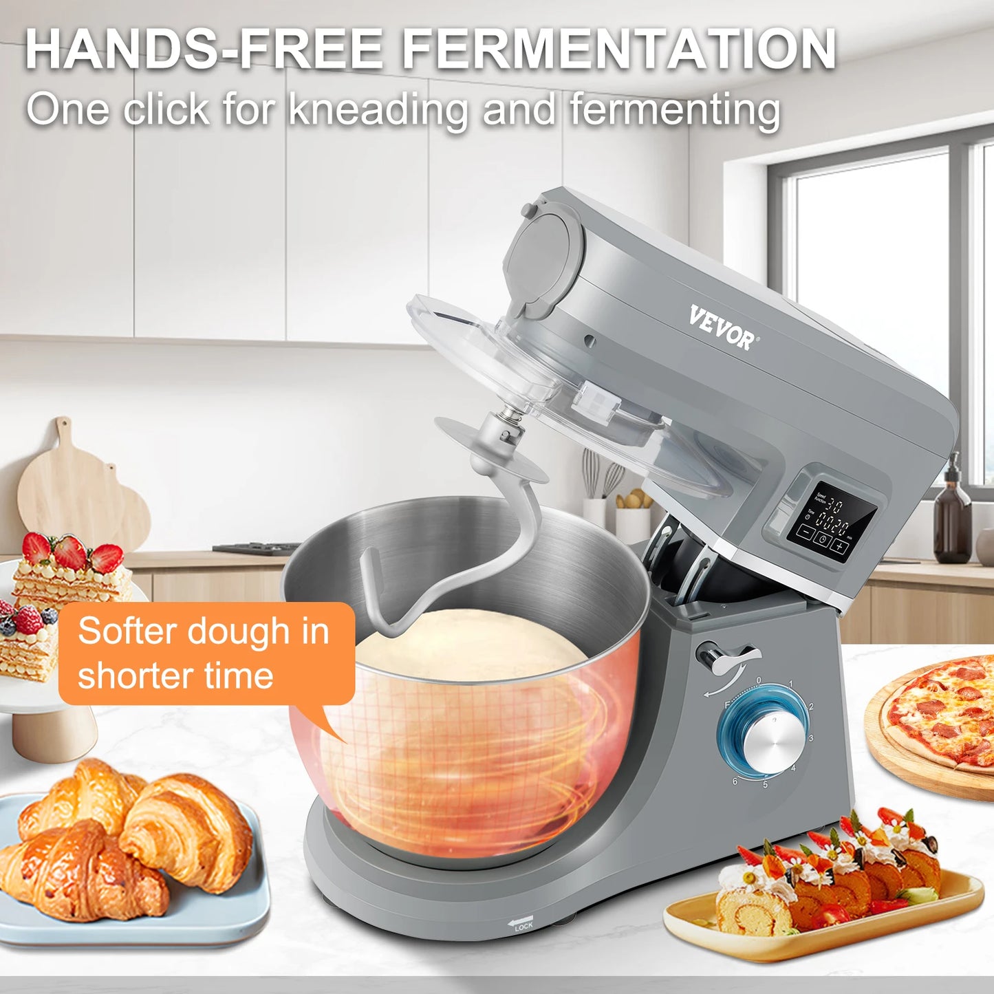 SucceBuy 5 IN 1 Multifunctional Electric Stand Mixer