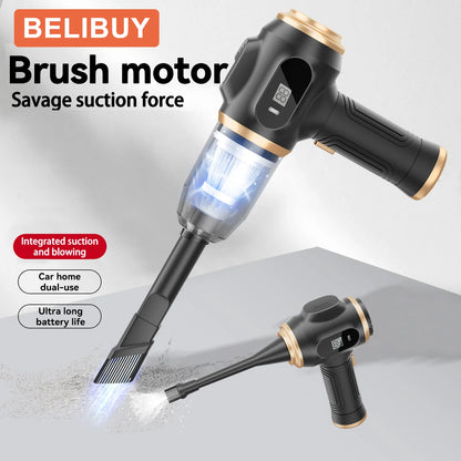 BELIBUY High Power Car Vacuum Cleaner With Attachments