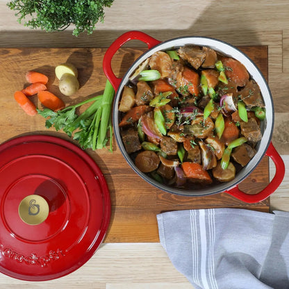 Crock Pot Artisan 6-Quart  Dutch Oven Pot With Lid