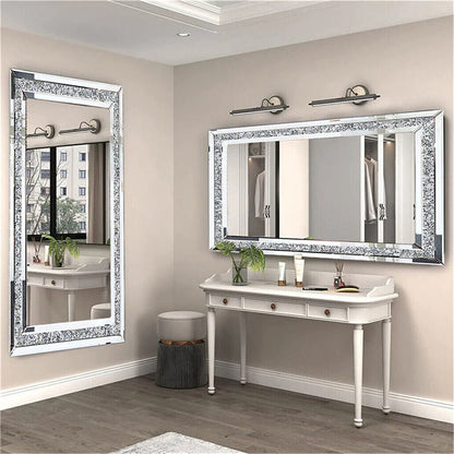 Charming Crushed Crystal Full Length Mirror