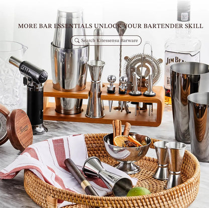 Professional Cocktail Shaker Set with Stand