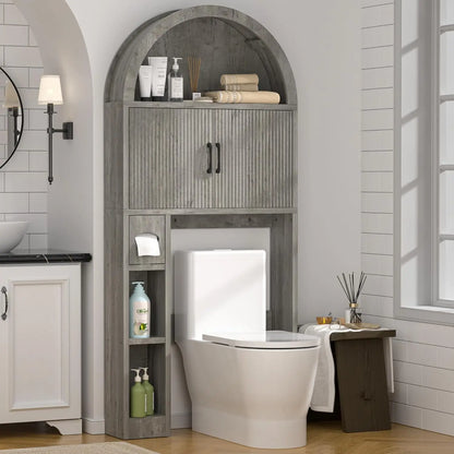 Bathroom Arch Free Standing Over Toilet Cabinet