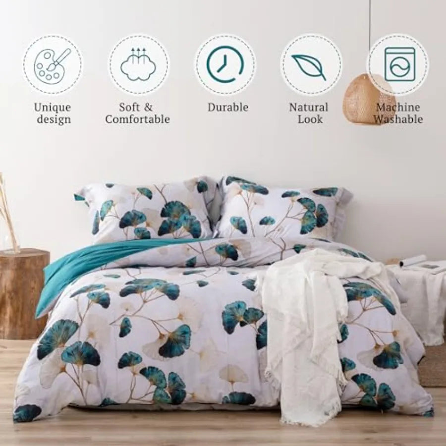 100% Long Staple Cotton Duvet Cover Set