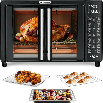 Gourmia Toaster Oven Air Fryer Combo with French Door