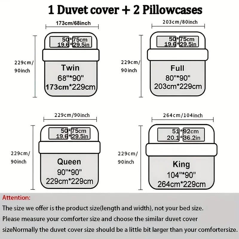 3pcs Polyester Golden Floral Pattern Quilt Cover Set