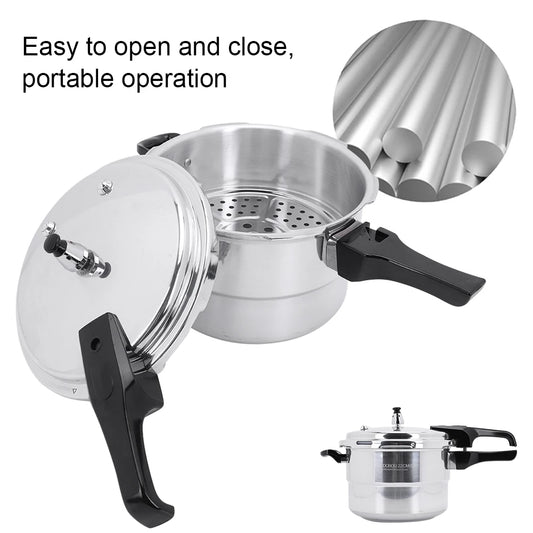 Aluminum Stovetop Pressure Canner for Gas and Induction Stoves