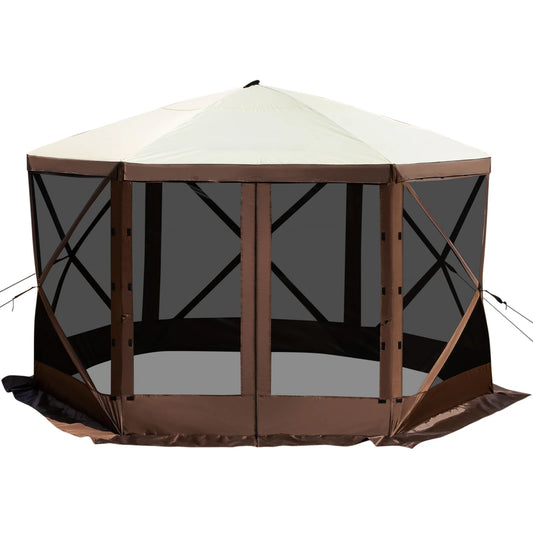 10'x10' Pop-up Camping Gazebo Canopy Shelter