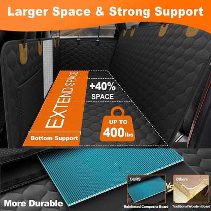 Waterproof Foldable Dog Back Car Seat Protector