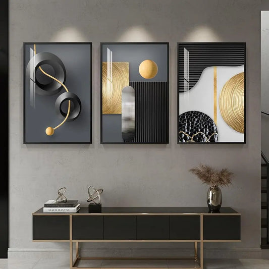 3 Piece Elegant Wall Art for Living Room