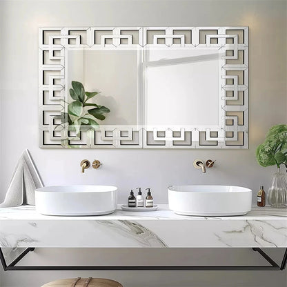 48”×28”Rectangle Grecian Venetian Accent Mirror