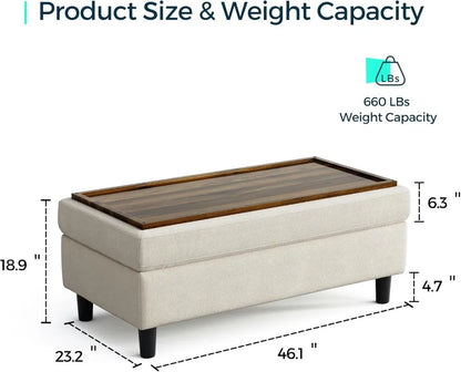 Storage Ottoman Coffee Table