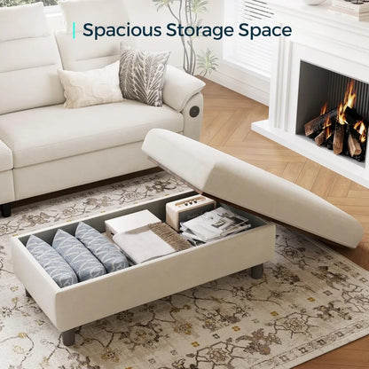 Storage Ottoman Coffee Table