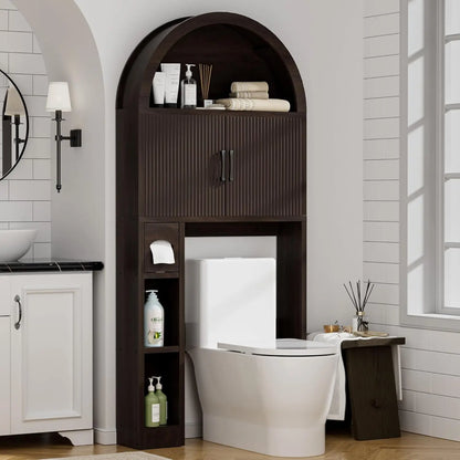 Bathroom Arch Free Standing Over Toilet Cabinet