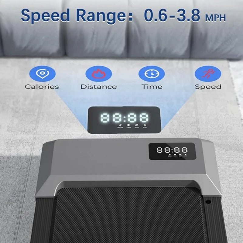 Treadmill Walking Pad with  LCD Digital Data Display