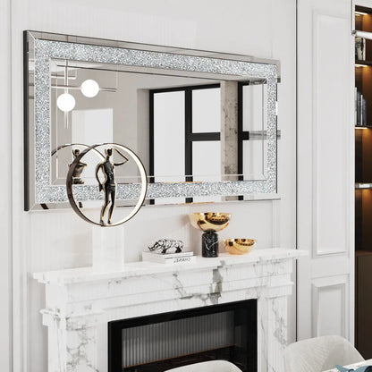 Charming Crushed Crystal Full Length Mirror