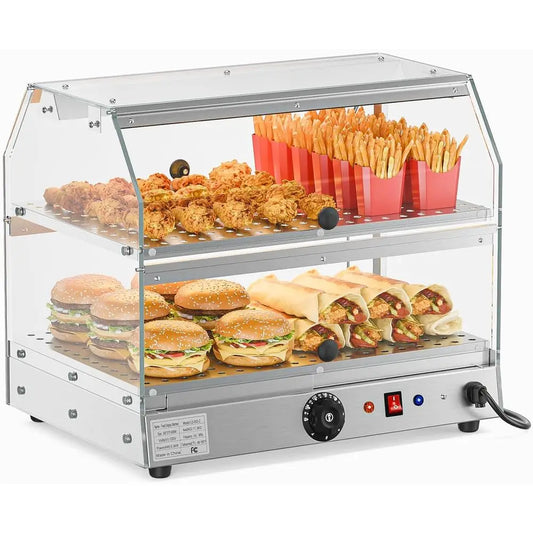 2-Tier Food Warmer Countertop Display