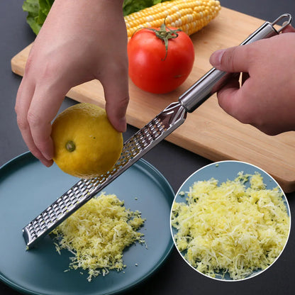 Stainless Kitchen Grater For Citrus, Ginger, Garlic, Chocolate & Cheese