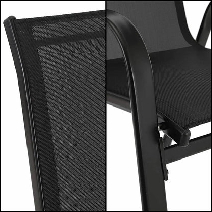 Set of 4 Stackable Outdoor Patio Dining Chair