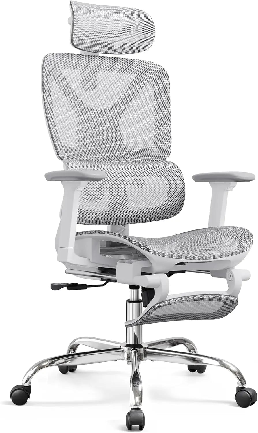 Ergonomic Mesh Heavy Duty High Back Reclining Swivel Computer Chair with Lumbar