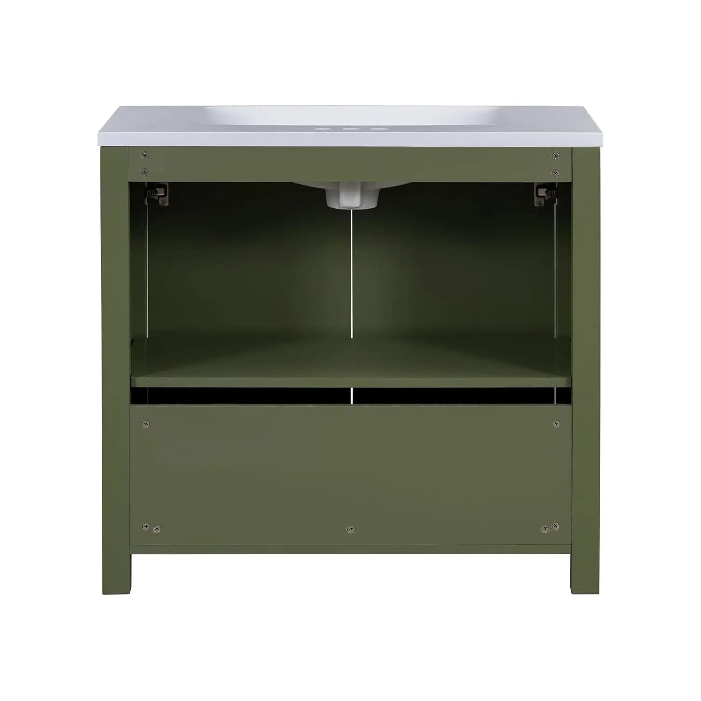 36in Free Standing Bathroom Vanity with Ceramic Sink