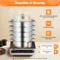5-Tier Stainless Steel Food Steamer