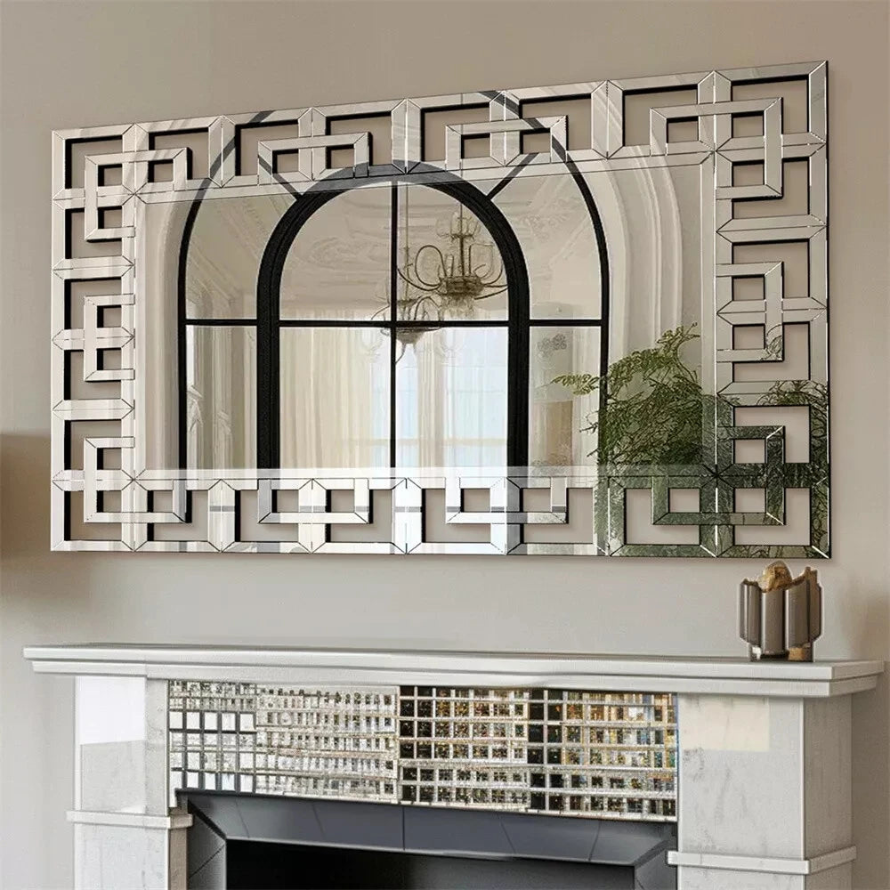 48”×28”Rectangle Grecian Venetian Accent Mirror