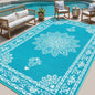 8x10 Waterproof Reversible UV Resistant Outdoor Rug