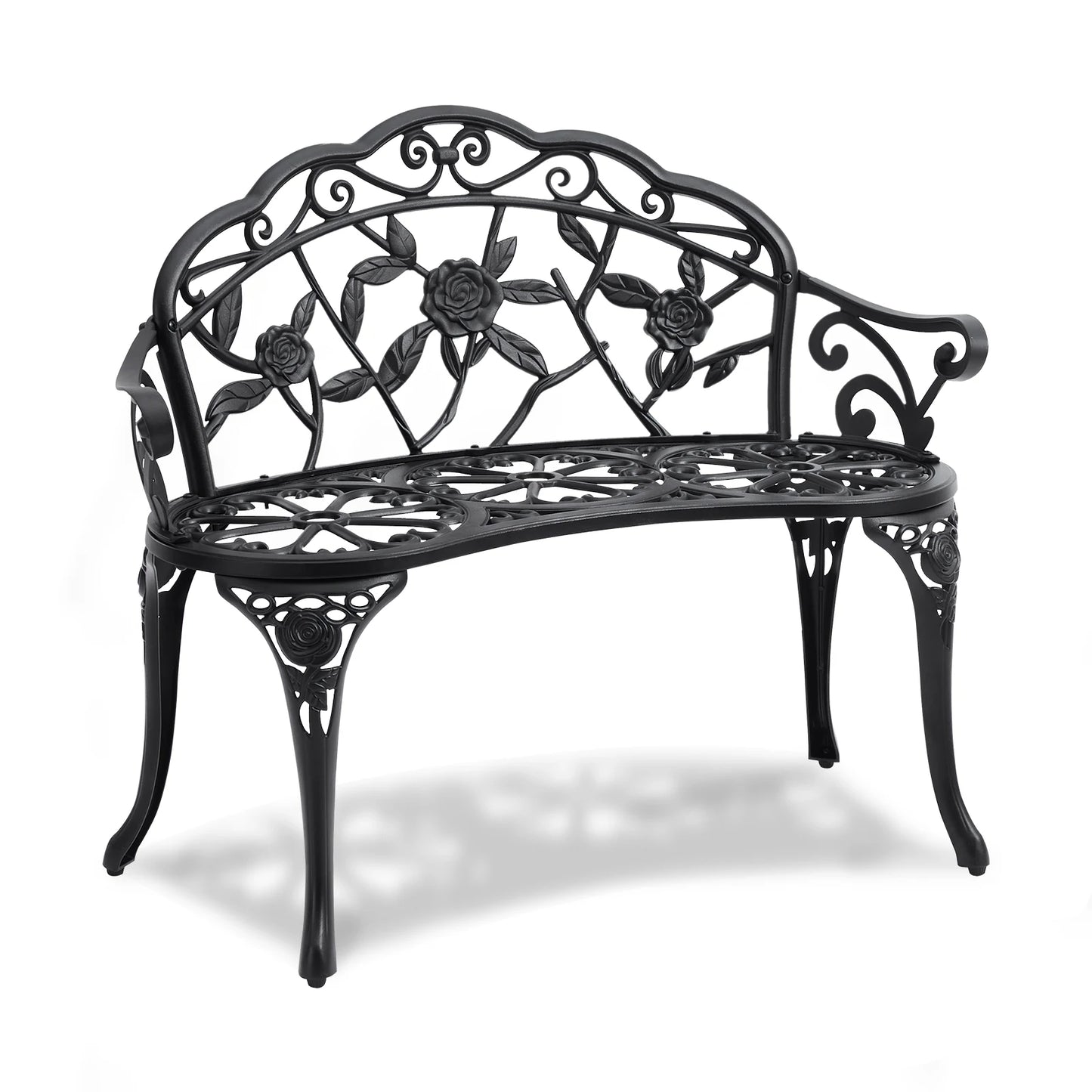 Outdoor Bench Wooden or Metal Garden Bench