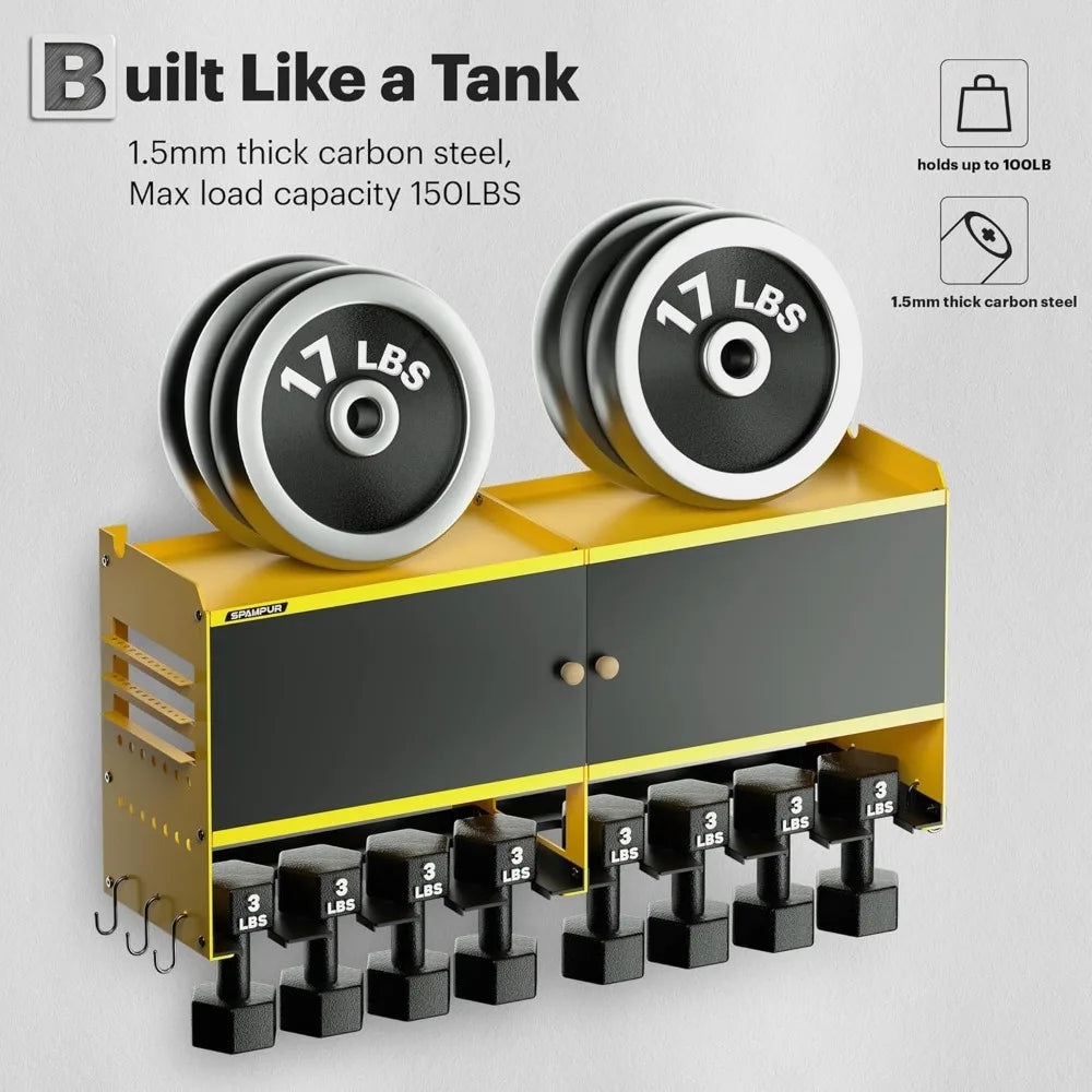 Wall Mount Power Tool Organizer, Storage Cabinet