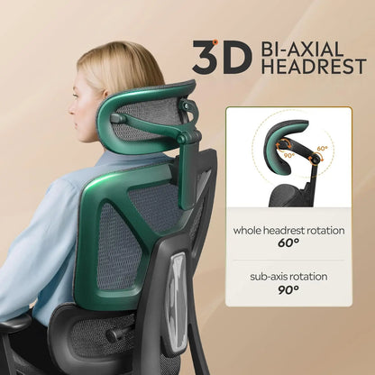 Ergonomic Mesh Heavy Duty High Back Reclining Swivel Computer Chair with Lumbar