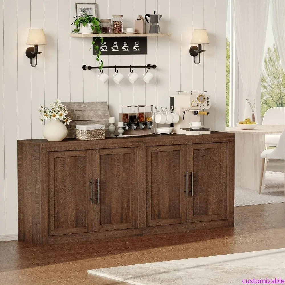 Mid-Century Modern Storage Buffet Cabinet