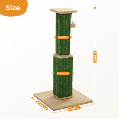 Large Cat Scratching Post With Dangling Ball