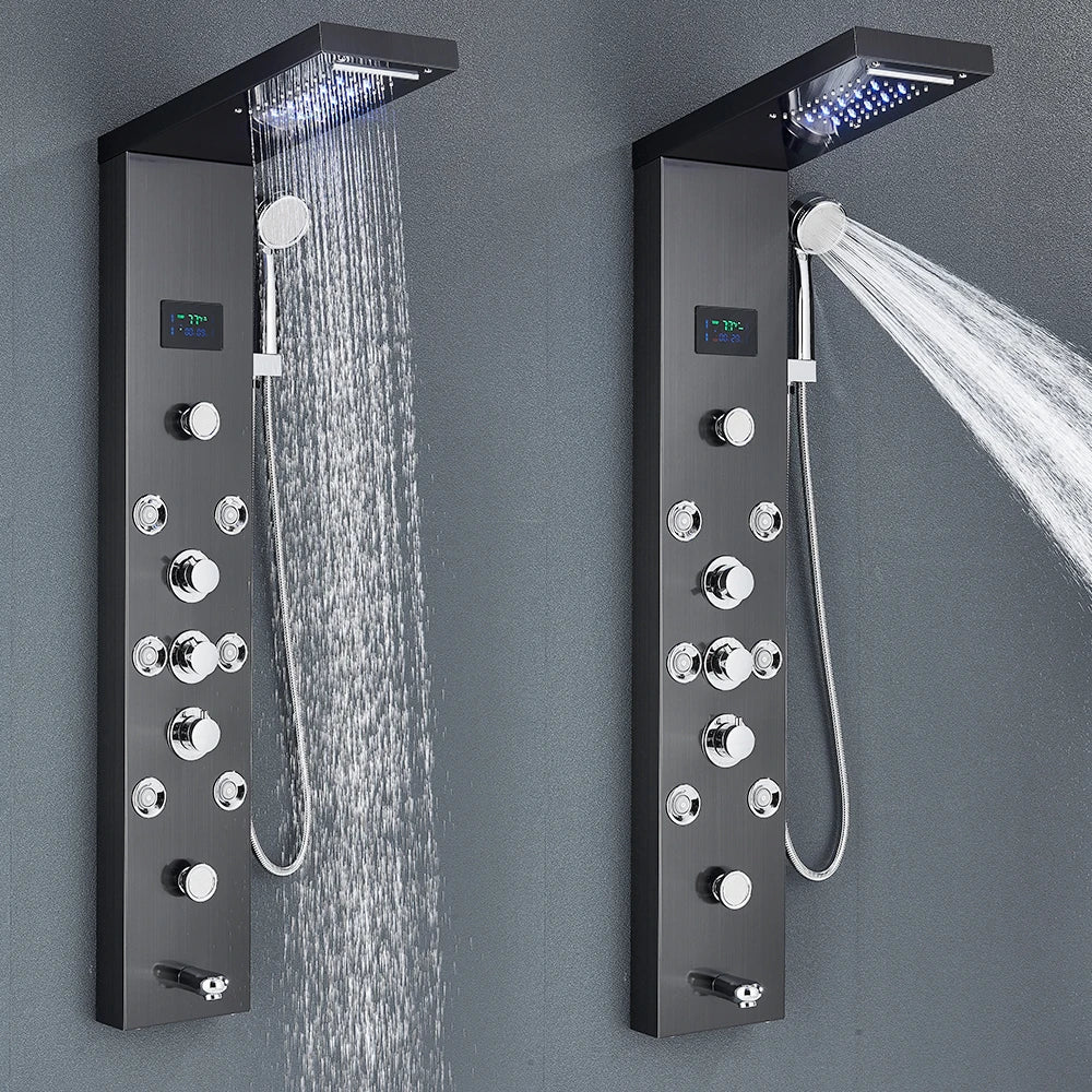 LED Panel Tower Shower System