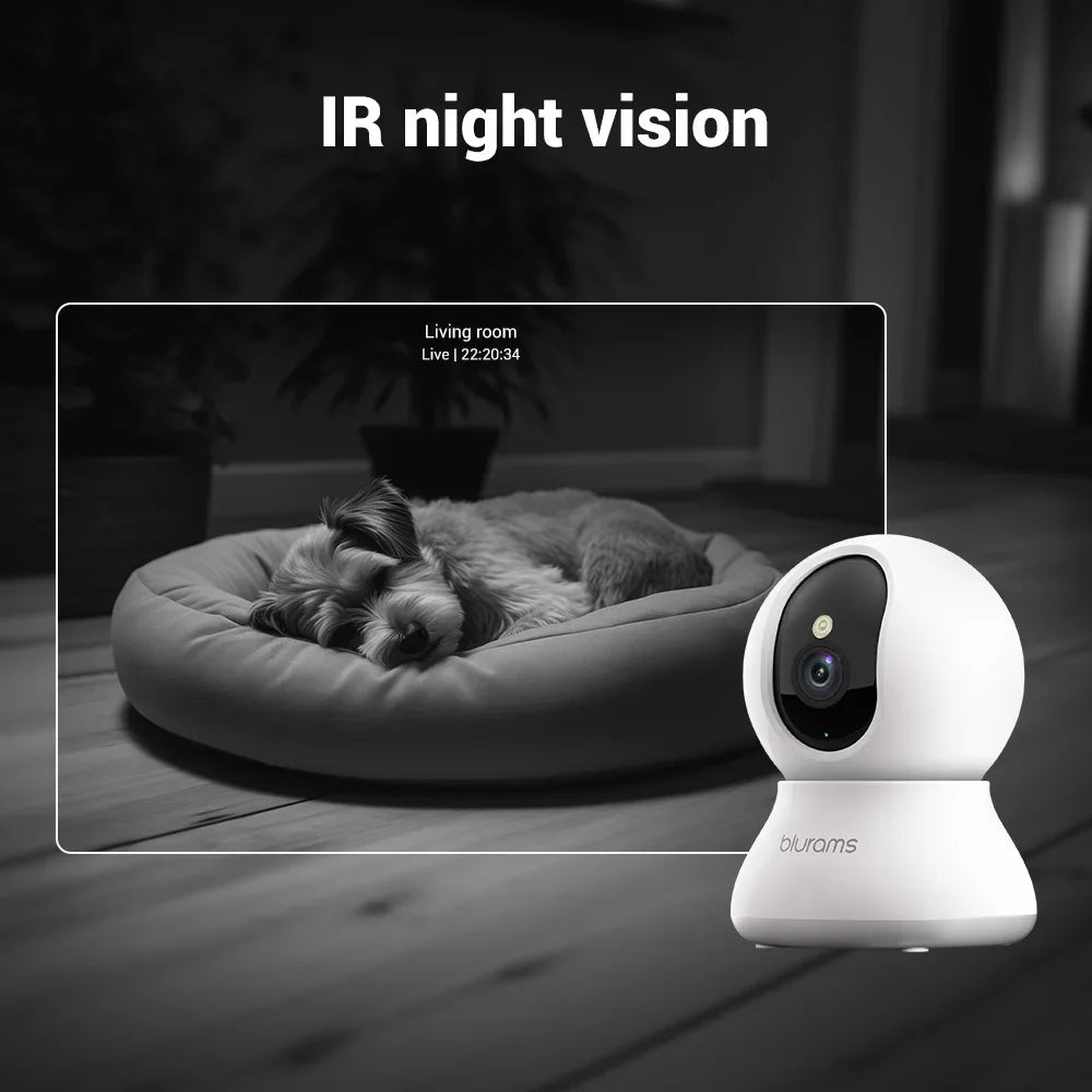 Indoor Home Security Camera 2K with One-Touch Call Update
